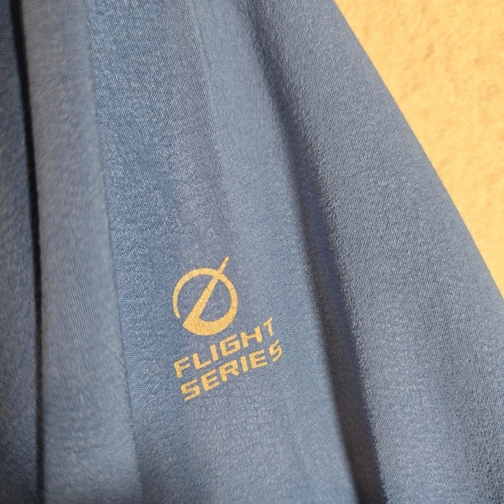 The‎ North Face Pullover Mens Large Flight Series Apex Blue Grey Quarter Zip